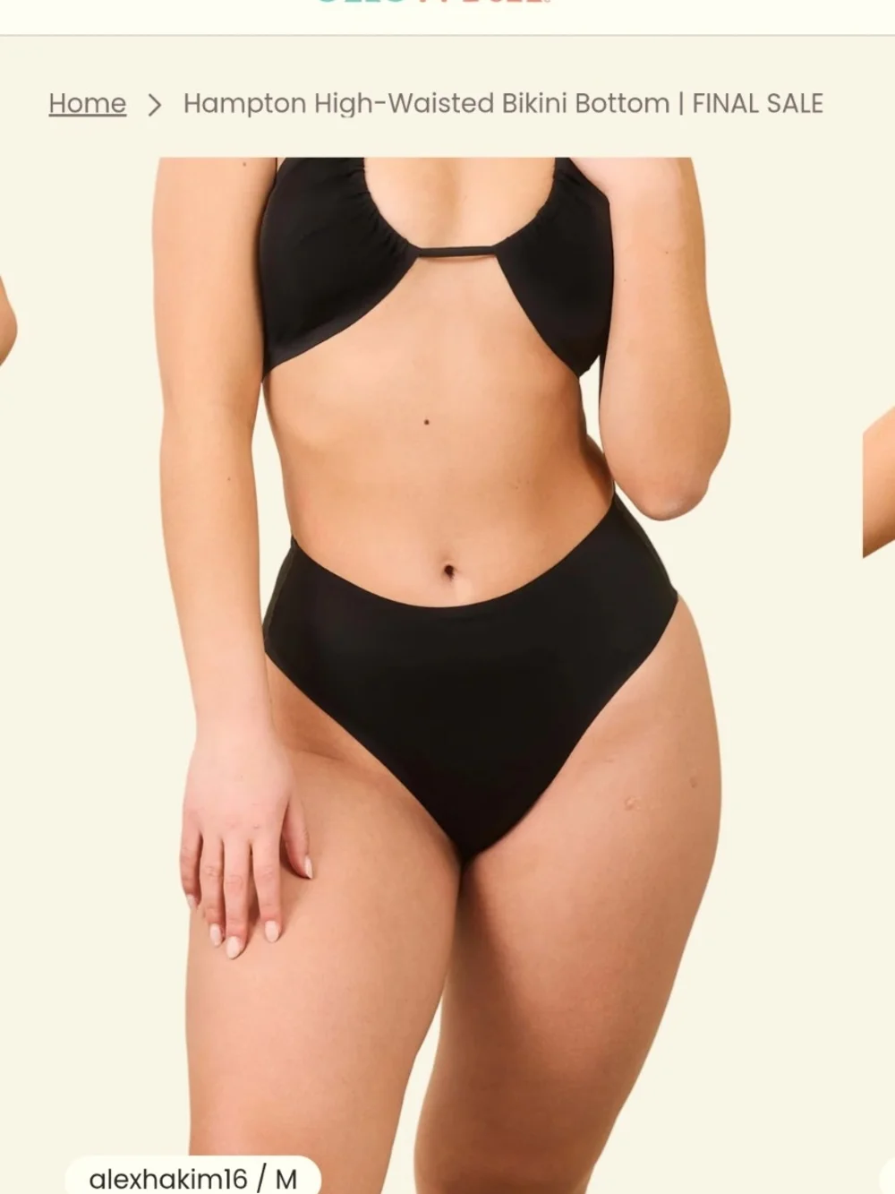 OneWith Bikini Set, Hampton And Woodmont Bottoms With Top